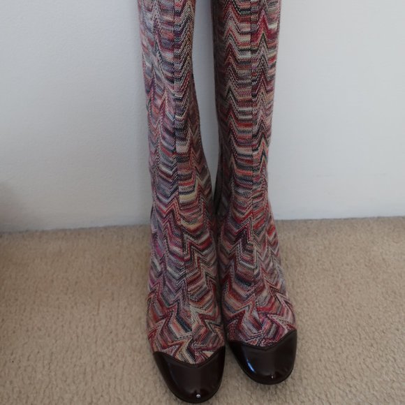 ** HOST PICK ** MISSONI 'Maja' Printed Boot Size 37 (NEW IN BOX) - Picture 2 of 9